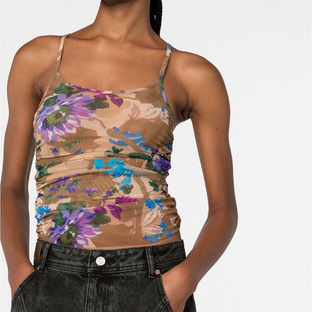 Off-white camoflo draped tank